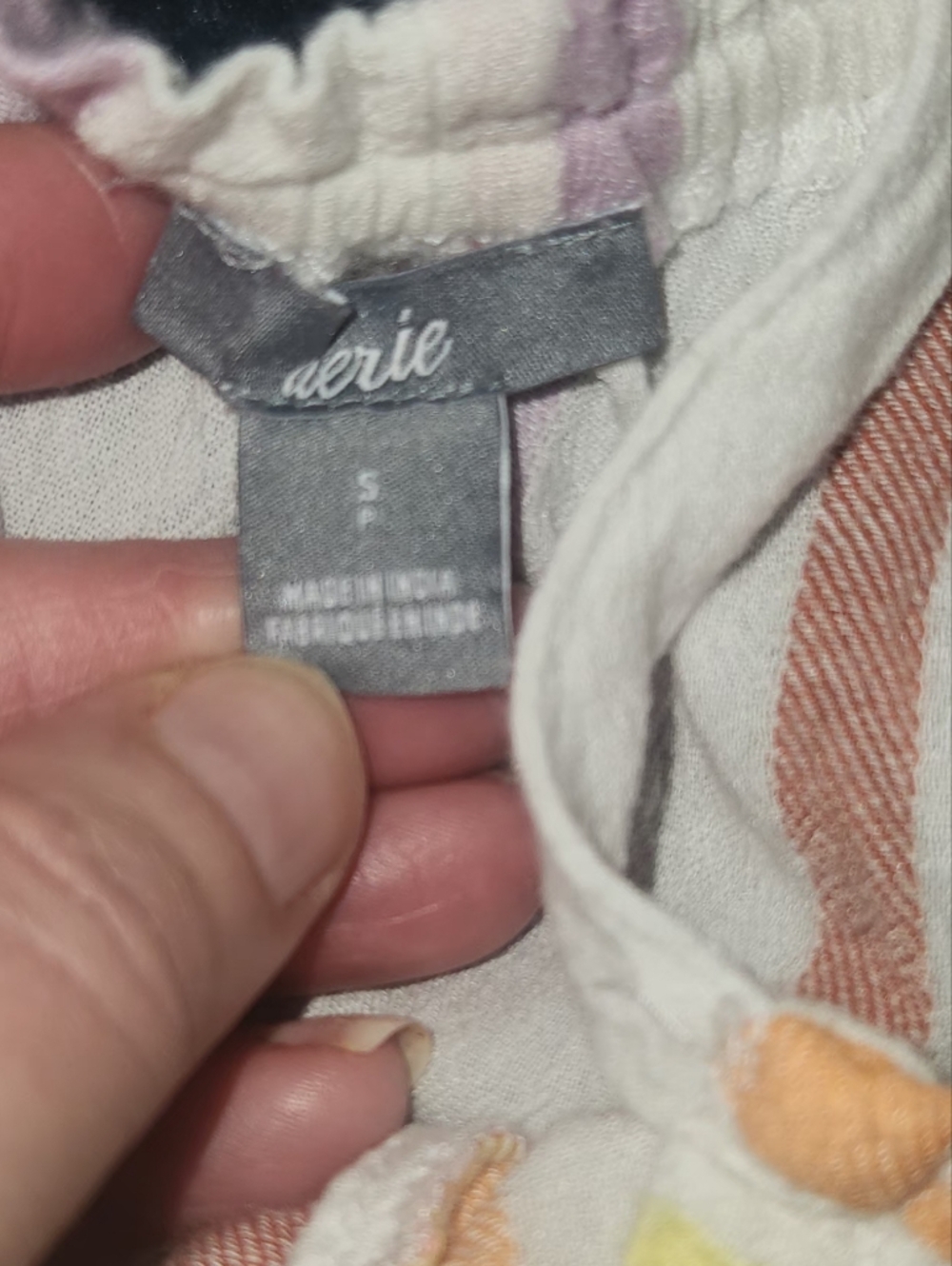 aerie Pastel Striped Tie-Shoulder Romper - Picture 7 of 8